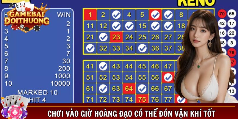 Chơi vào giờ hoàng đạo có thể đón vận khí tốt