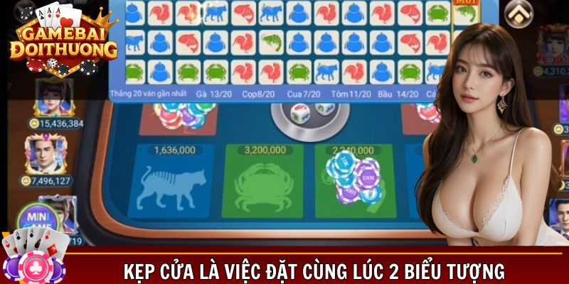 Kẹp cửa là việc đặt cùng lúc 2 biểu tượng