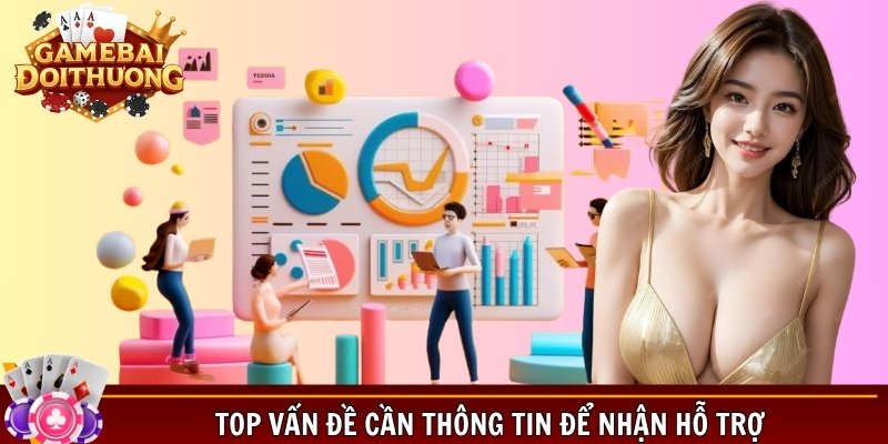Top vấn đề chính của hội viên cần thông tin để nhận hỗ trợ